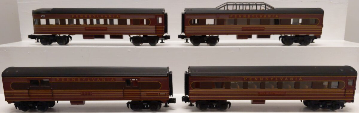 Lionel 6-39065 Pennsylvania Streamliner Passenger Car 4-Pack VG/Box