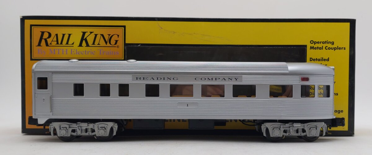 MTH 30-6133E O Reading Observation Car LN/Box