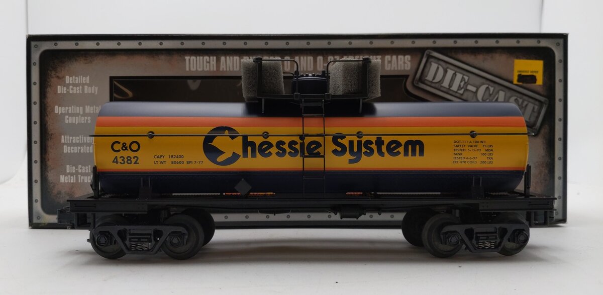 MTH 30-8105 O Chessie Single Dome Tank Car #4382 LN/Box