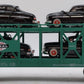 MTH 30-7682 O New York Central Auto Carrier #325 with (4) Ertl 1949 Mercurys LN/Box