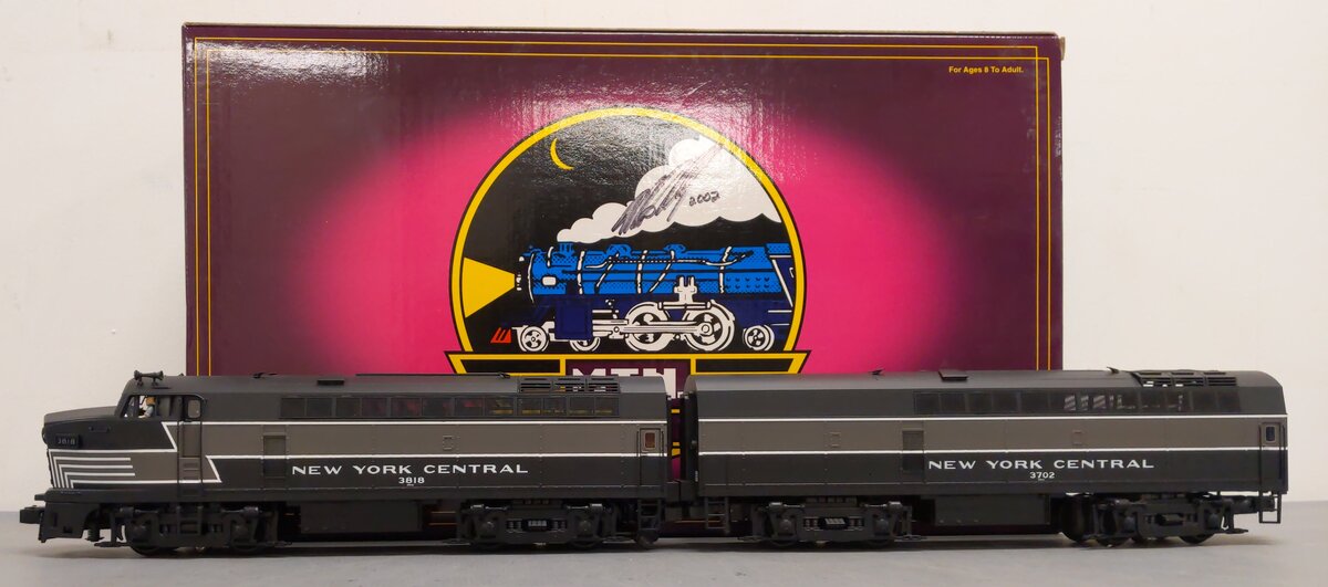 MTH 20-2294-1 NYC Sharknose AB Diesel Engine Set #3818/2702 w/PS2