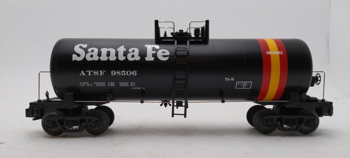 MTH 30-7323 O Gauge Santa Fe Tank Car #98506 LN/Box