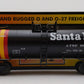 MTH 30-7323 O Gauge Santa Fe Tank Car #98506 LN/Box