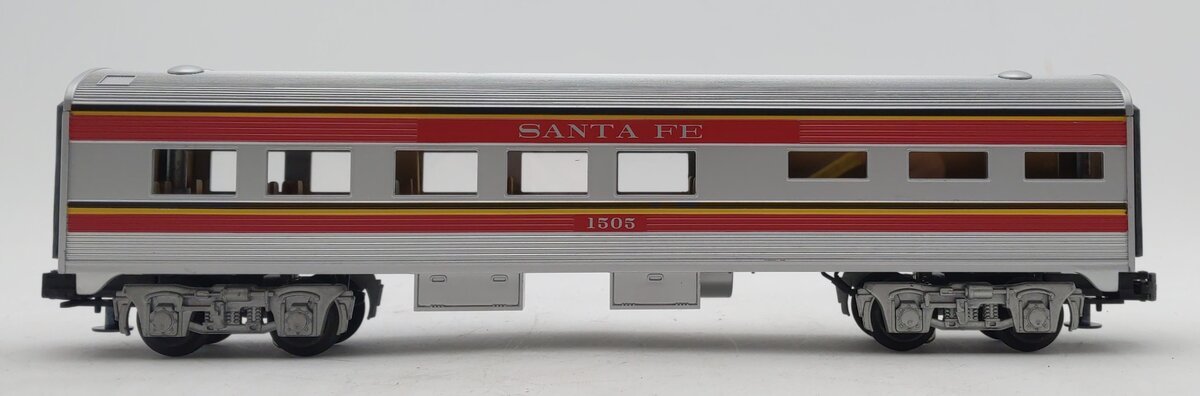 MTH 30-6105 O Santa Fe Streamlined Combo/Diner Set (Set of 2) EX/Box