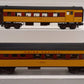 MTH 30-6108 O Union Pacific Streamlined Combine/Diner Set LN/Box
