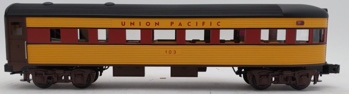 MTH 30-6107E Union Pacific O-27 Streamlined Observation Car #103 LN/Box