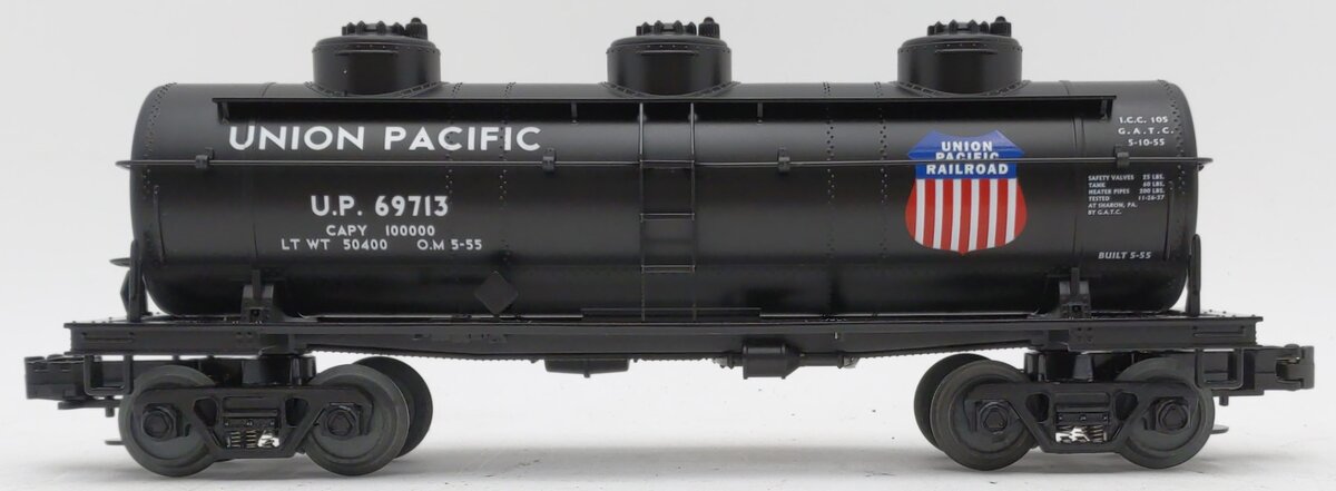 MTH 30-7318 O Gauge Union Pacific 3-Dome Tank Car #69713 LN/Box