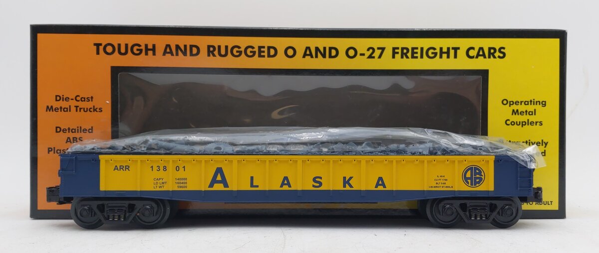 MTH 30-7247 Alaska RR Gondola w/ Scrap Load #13801 LN/Box