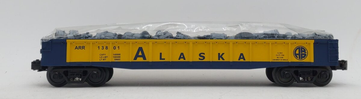 MTH 30-7247 Alaska RR Gondola w/ Scrap Load #13801 LN/Box