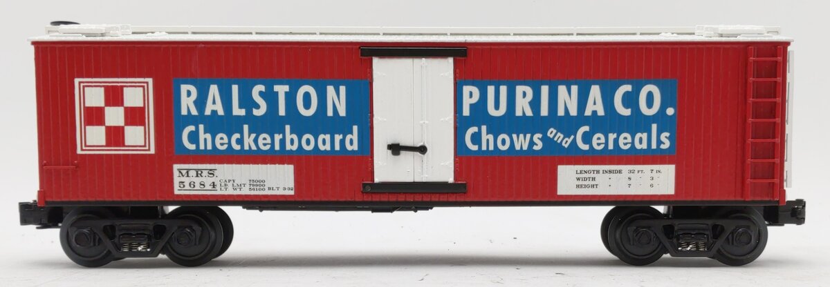 MTH 30-8625 O Gauge Ralston Purina Die-Cast Reefer Car #5684 LN/Box