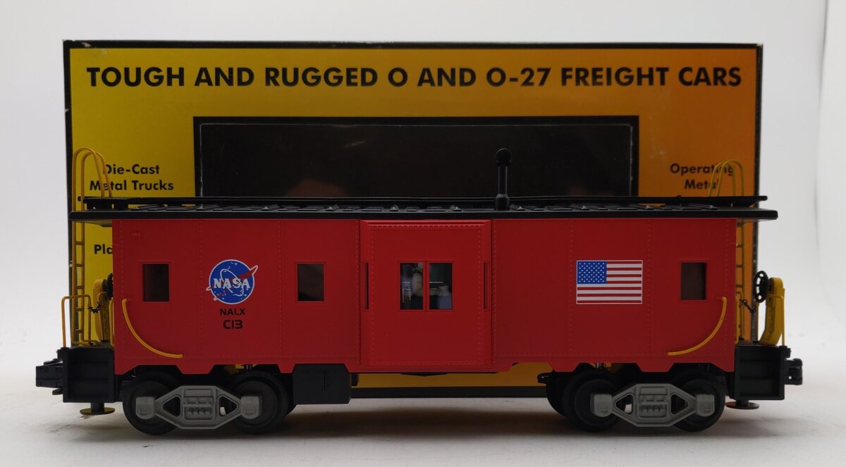 MTH 30-7735 O Gauge NASA Bay Window Caboose #C13 LN/Box