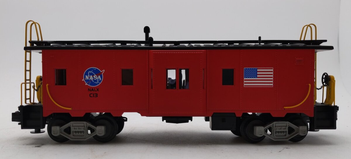 MTH 30-7735 O Gauge NASA Bay Window Caboose #C13 LN/Box