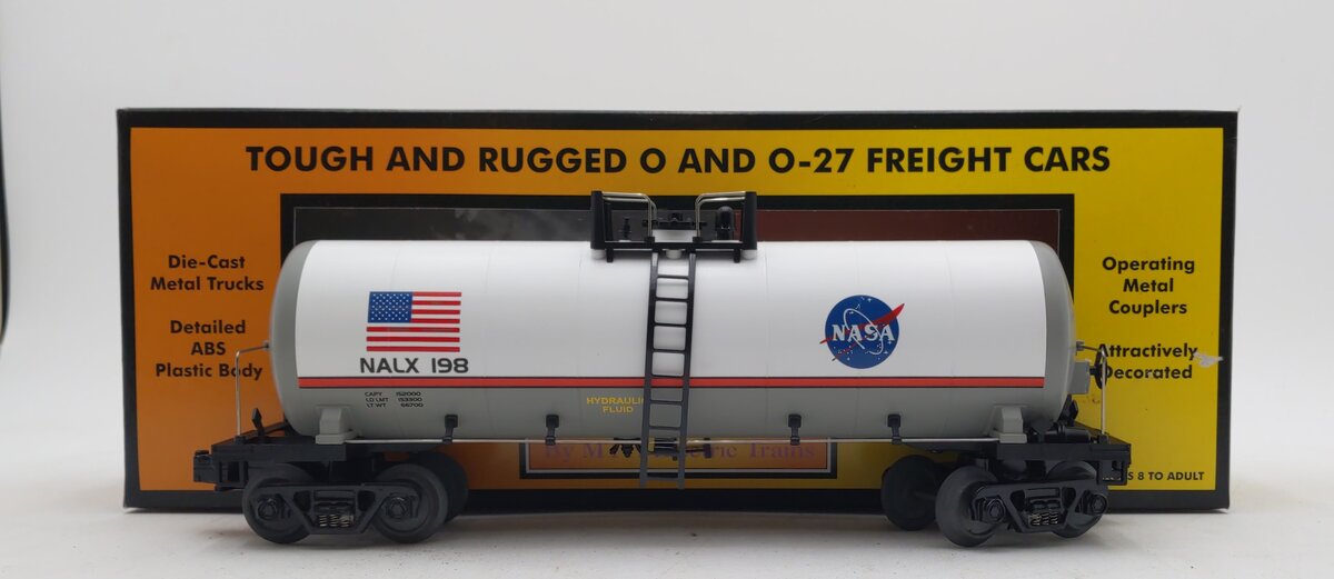 MTH 30-7350 O Gauge NASA Tank Car #198 LN/Box