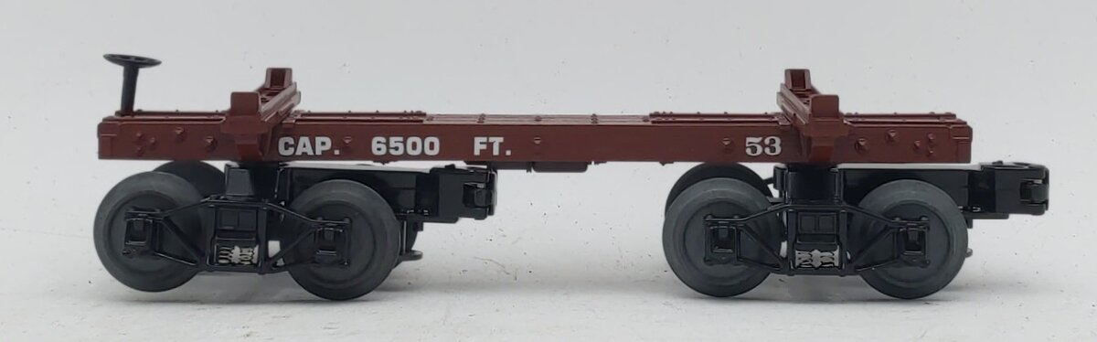 MTH 30-7677 O Gauge 19th Century Log Car #53 LN/Box