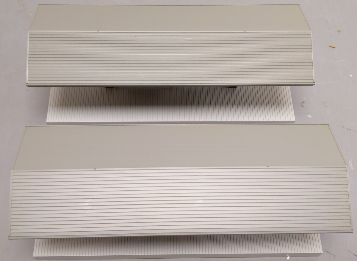 MTH 30-9050 O Illuminated Cream/Brown Passenger Station w/Dual Platforms LN/Box