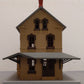 MTH 30-9050 O Illuminated Cream/Brown Passenger Station w/Dual Platforms LN/Box