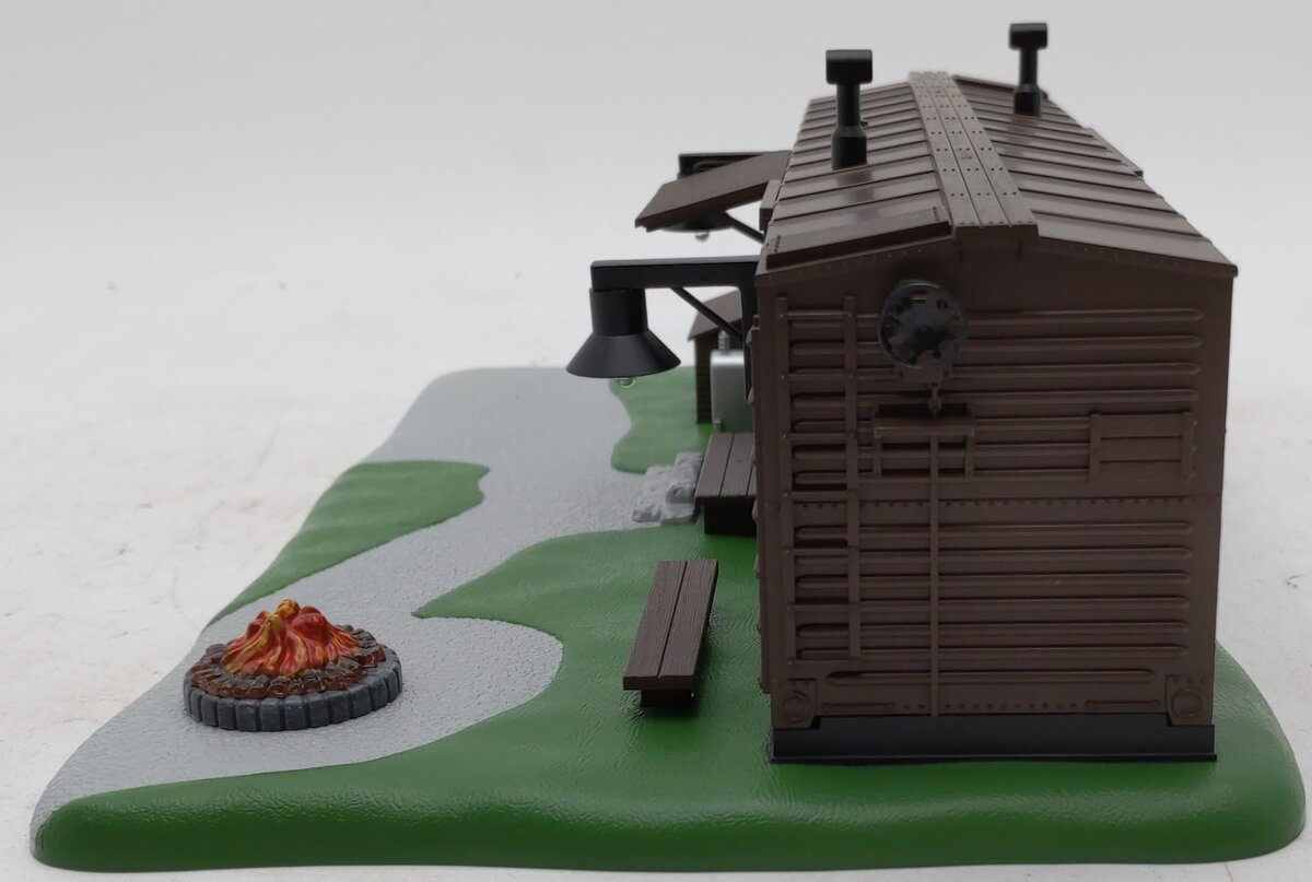 MTH 30-90012 O Brown Work Office W/ Operating Fire LN/Box