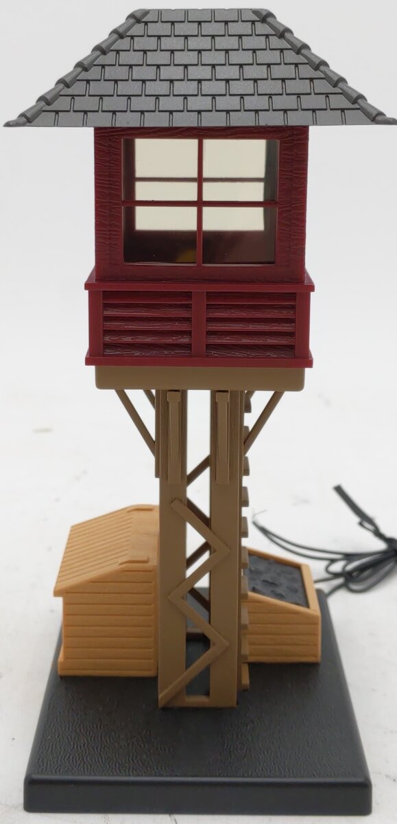MTH 30-9097 O Gauge Brown & Black Elevated Gate Tower EX/Box