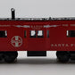 K-Line K612-1053 O Gauge Santa Fe Bay Window Caboose #6516 LN/Box