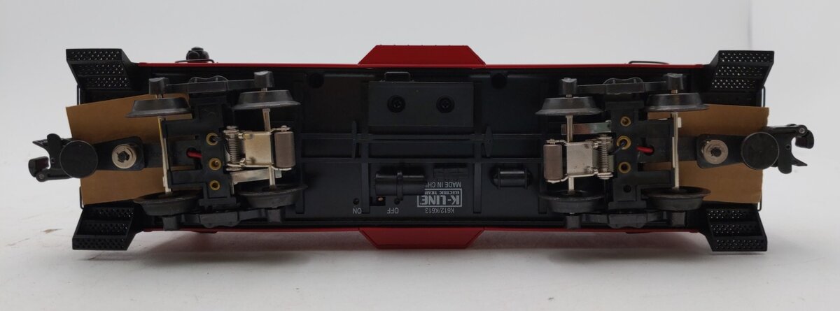 K-Line K612-1053 O Gauge Santa Fe Bay Window Caboose #6516 LN/Box
