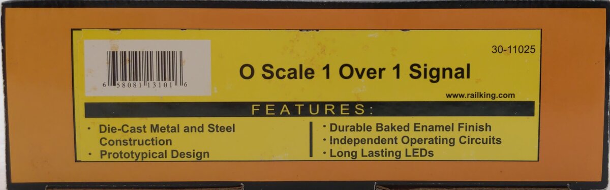 MTH 30-11025 O Gauge 1 over 1 Signal