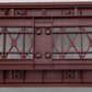 MTH 40-1032 O Gauge Rust Girder Bridge and Bridge Piers
