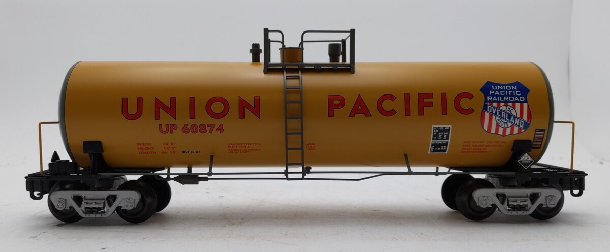 K-Line K6333-2112 O Gauge Union Pacific Tank Car #60874 LN/Box