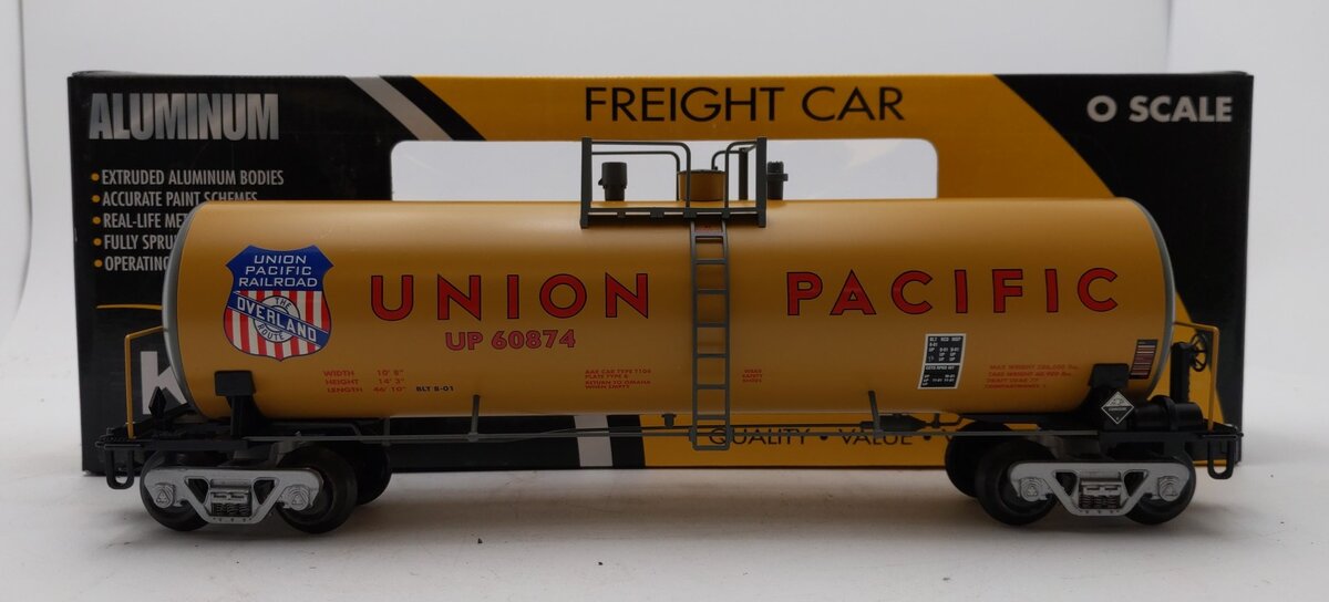 K-Line K6333-2112 O Gauge Union Pacific Tank Car #60874 LN/Box