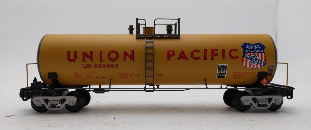 K-Line K6333-2114 O Gauge Union Pacific Tank Car #661968 LN/Box