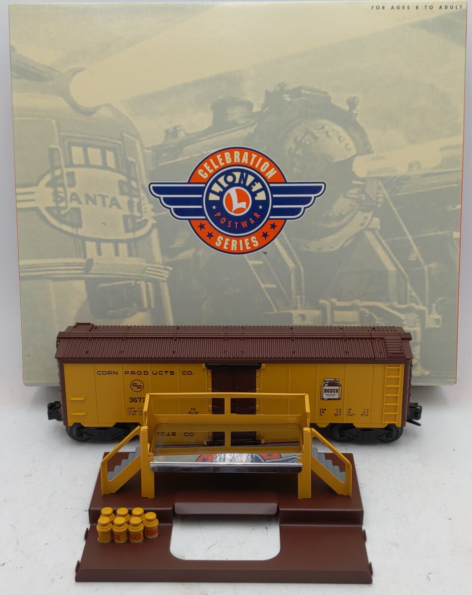Lionel 6-36702 O Gauge Postwar Celebration Operating Bosco Milk Car LN/Box