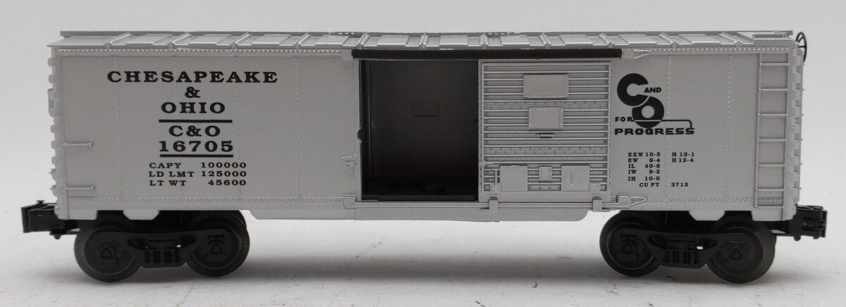 Lionel 6-16705 O Gauge Chesapeake & Ohio Hydraulic Maintenance Box Car