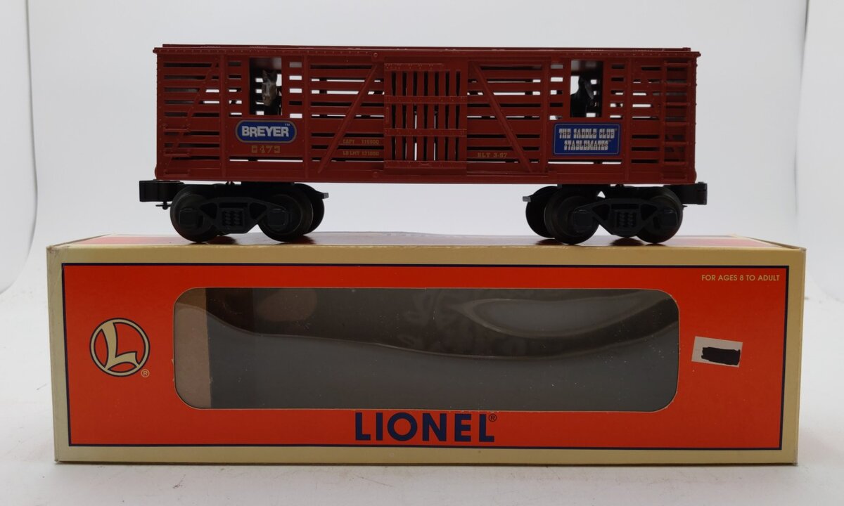 Lionel 6-16747 O Gauge Breyer Animated Horse Car LN/Box