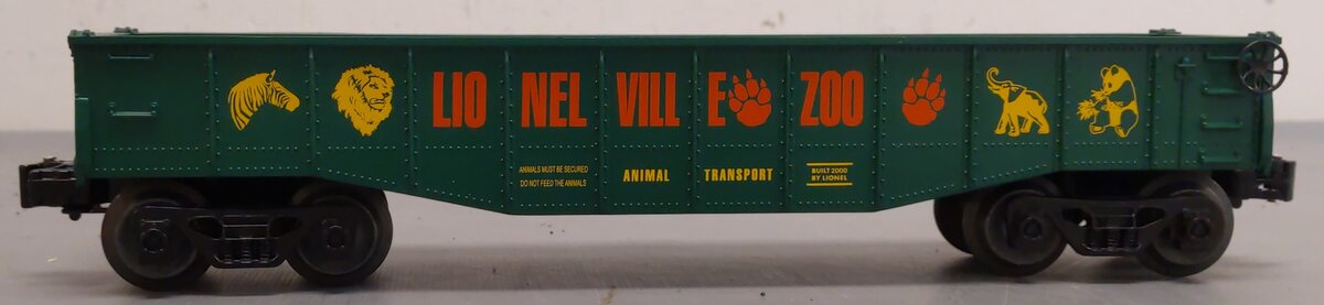 Lionel 6-19476 O Gauge Lionelville Zoo Gondola with Animals