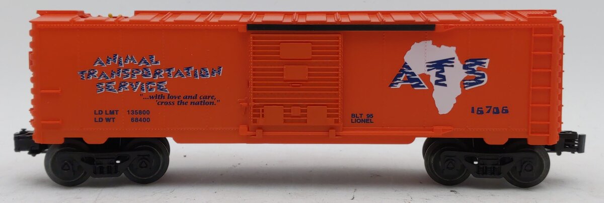 Lionel 6-16706 O Gauge Bobbing Giraffe Boxcar LN/Box