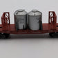 American Flyer 24579 Vintage S Illinois Central Flatcar w/ Load EX