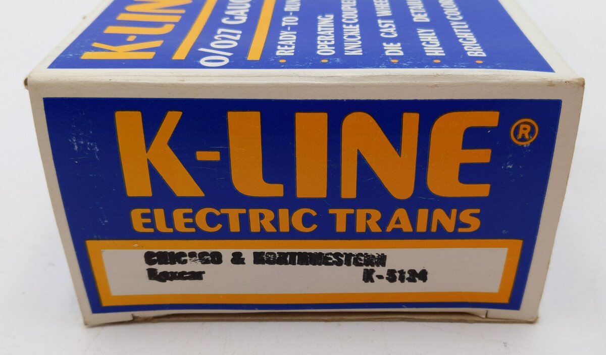 K-Line K5124 O Gauge Chicago & Northwestern Boxcar #5124 VG/Box
