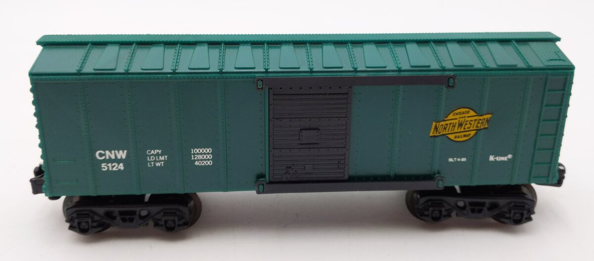 K-Line K5124 O Gauge Chicago & Northwestern Boxcar #5124 VG/Box