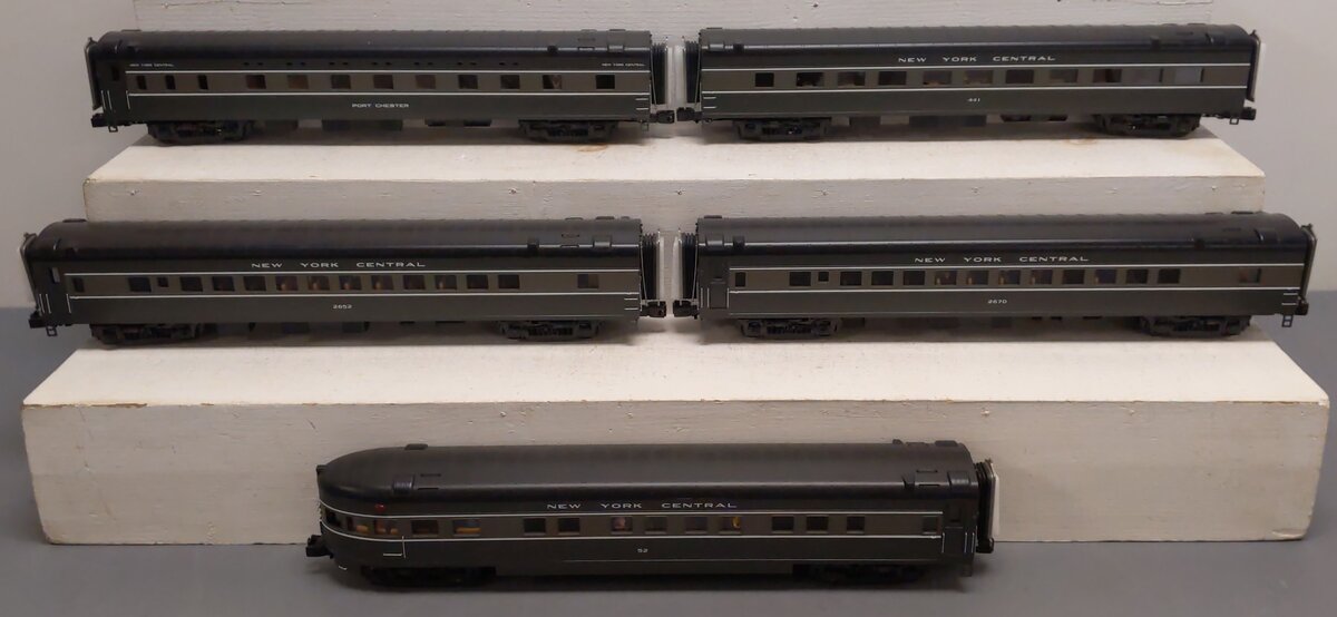 MTH 20-65283 O NYC 70' Streamlined Passenger 5-Car Car Set LN/Box