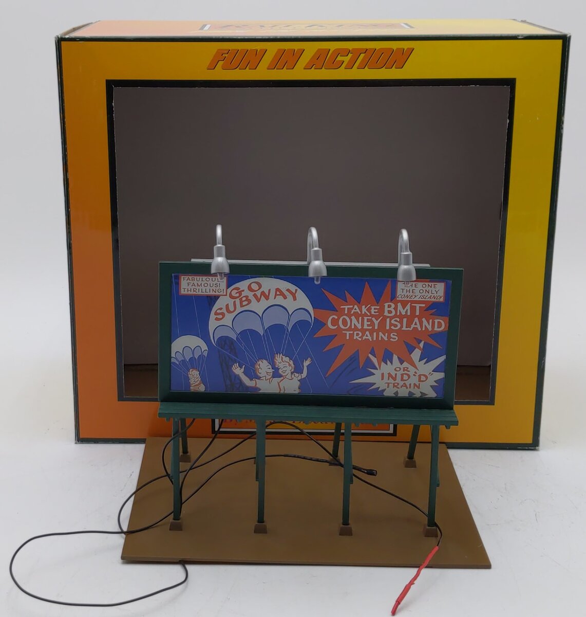 MTH 30-90583 O Go Subway RailKing Lighted Billboard