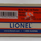Lionel 2028250 O Gauge Miller High Life Reefer Car