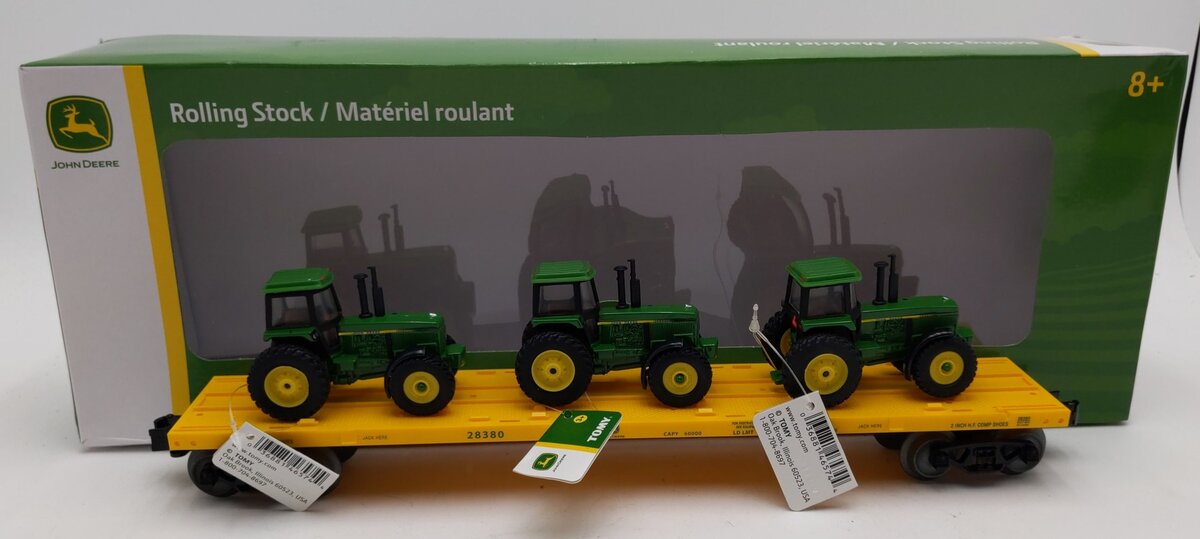 Lionel 2028380 John Deere Flatcar with Tractors LN/Box