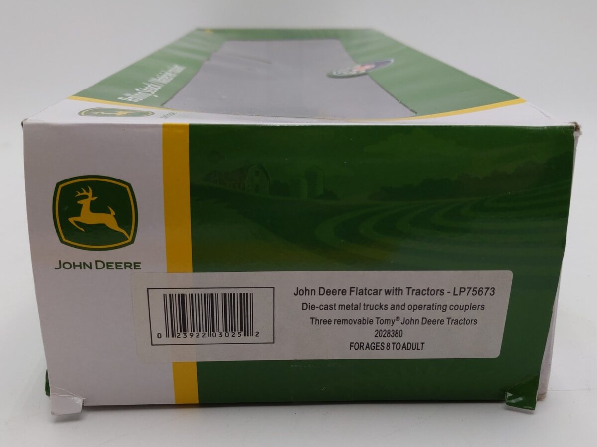 Lionel 2028380 John Deere Flatcar with Tractors LN/Box