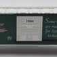 Lionel 6-36275 O Gauge 2004 Christmas Boxcar LN/Box