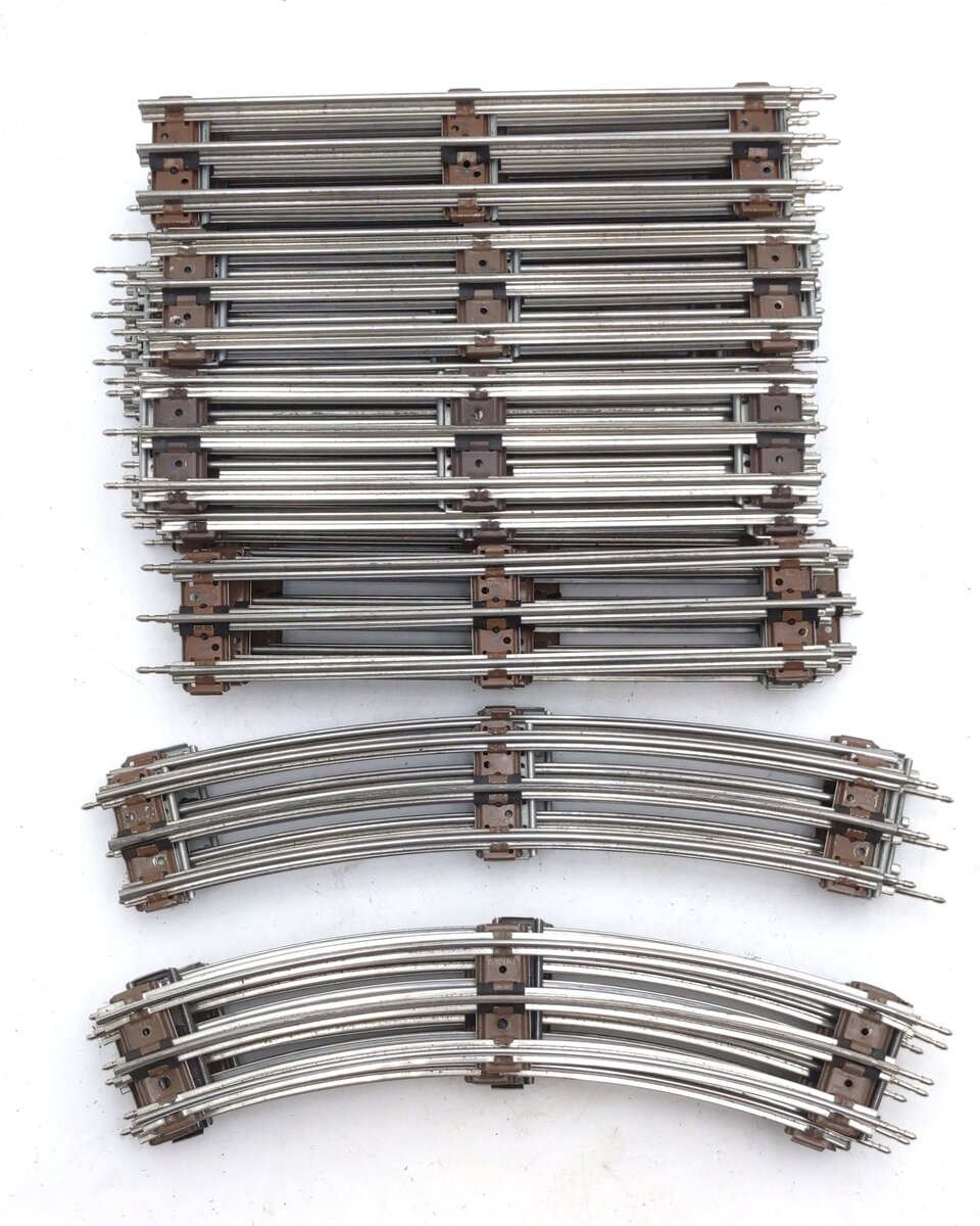 K-Line O Gauge Assorted Tubular Straight & Curved Track Sections [39] EX