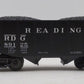 MTH 20-97292 O Reading 2-Bay Fish Belly Hopper Car W/ Coal Load #89125