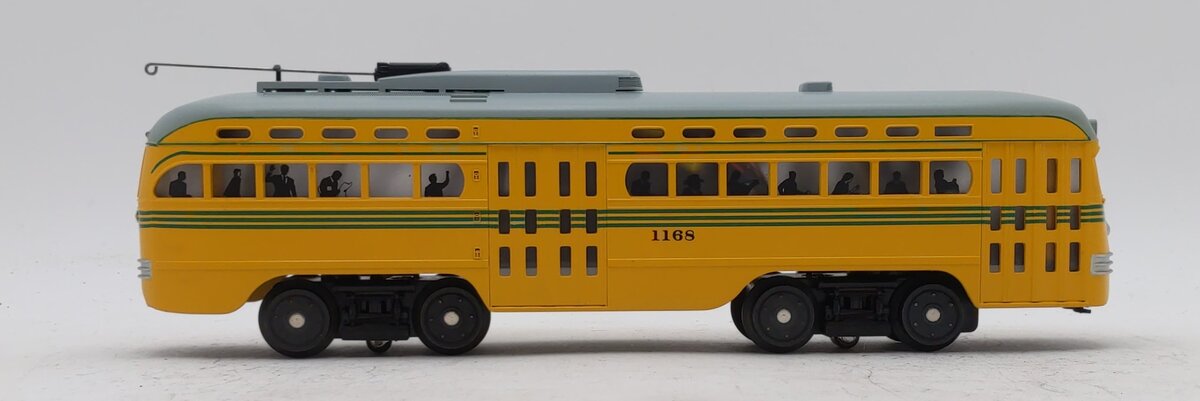 MTH 30-2571-1 Cincinnati PCC Electric Street Car w/PS2 #1168