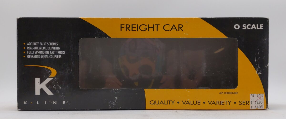 K-Line K612-1052 O Gauge Santa Fe Bay Window Caboose #6121052 NIB