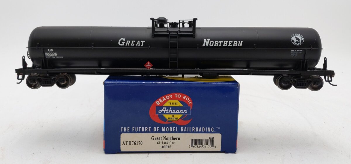 Athearn 76170 HO Scale Great Northern 62' Tank Car #100025