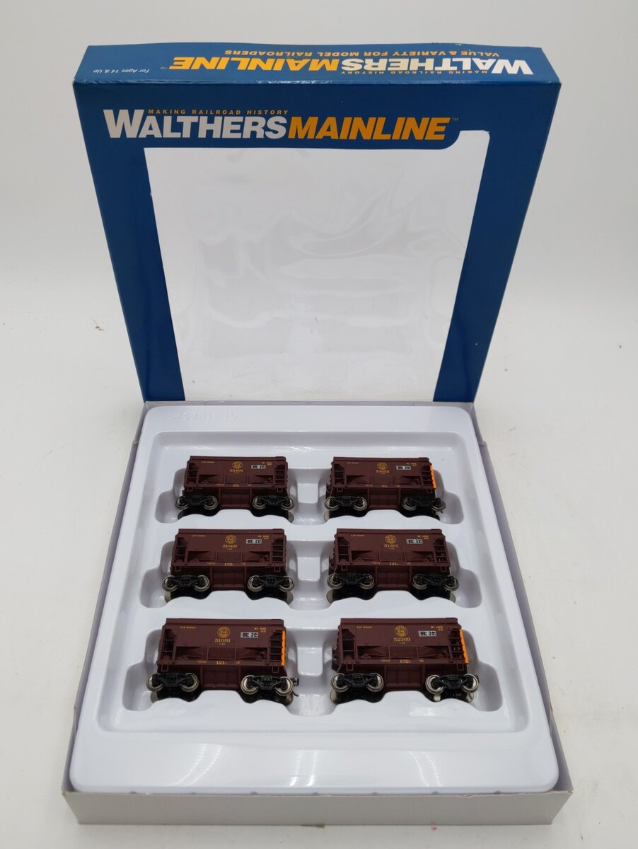 Walthers 910-58154 HO Chicago & North Western 24' Michigan Taconite Ore Car (6)