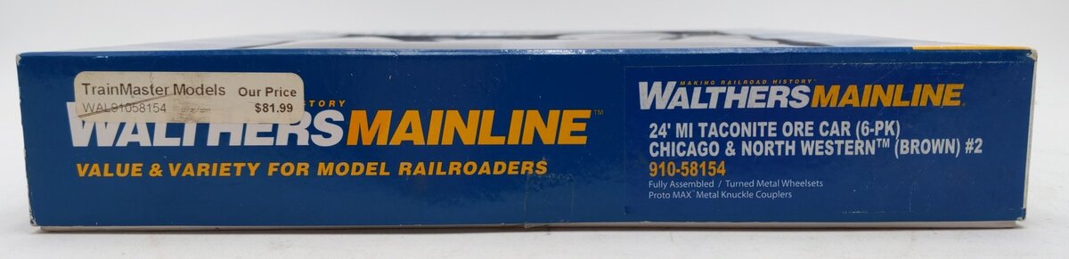 Walthers 910-58154 HO Chicago & North Western 24' Michigan Taconite Ore Car (6)